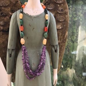 Hobo Amathyst Necklace